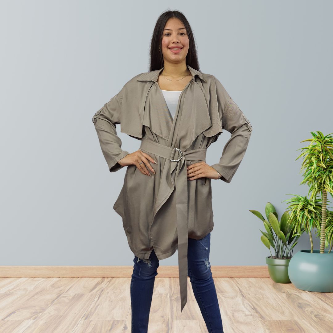 Blazer Vero Moda Gris Claro Style MINISHA L/S JACKET(VMC-NC)