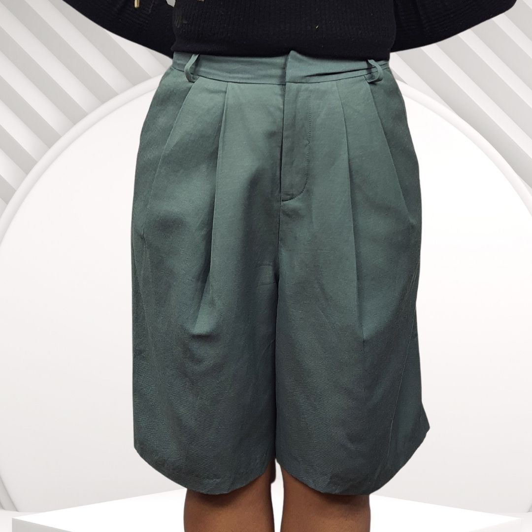 Short Vero Moda Verde Style FOREST 1/2 LOOSE PANTS(NE-EC-2)