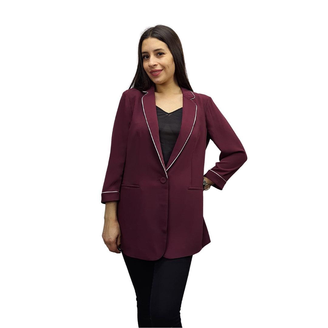 Blazer Vero Moda Burdeo Style DUY 3/4 BLAZER(TP)