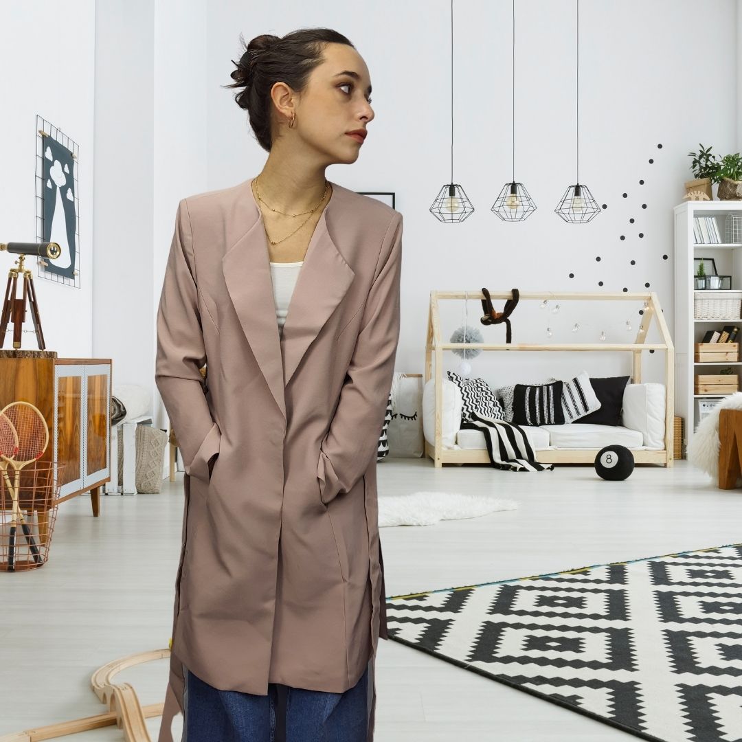 Blazer Vero Moda Rosa Vieja Style TONY L/S COAT(VMC-RN)