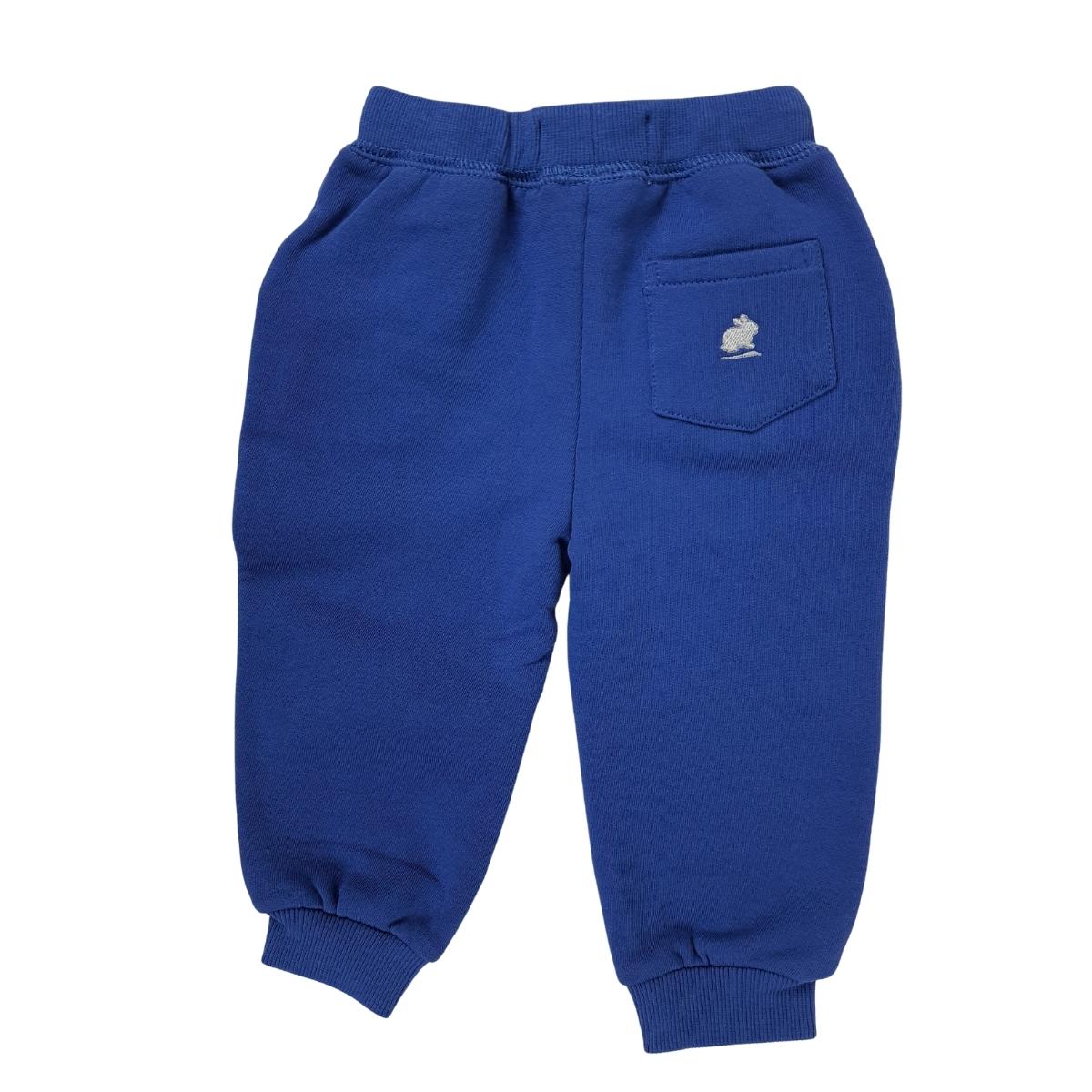 Pantalon Babycottons Sweatpant Frisa W.Colors Azul Paris
