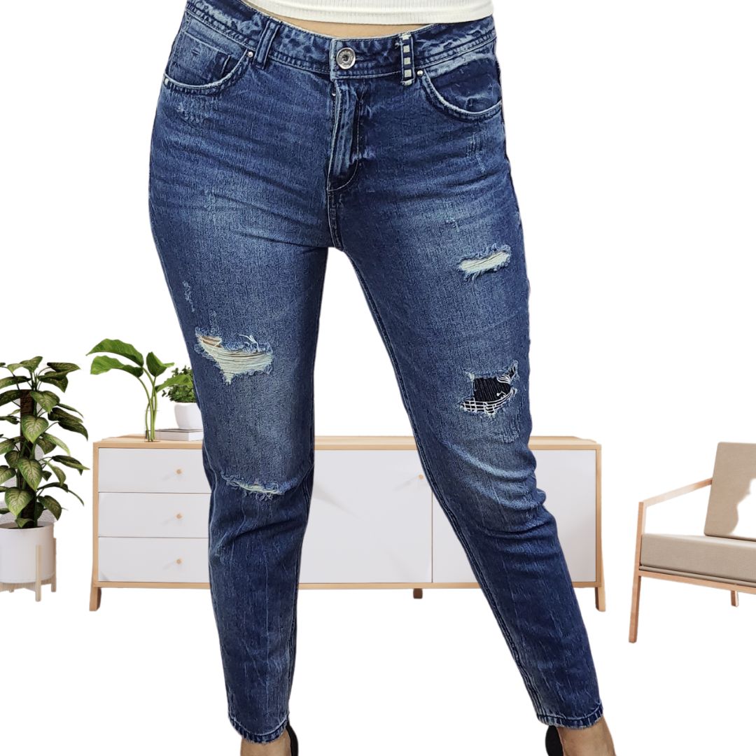 Jeans Vero Moda Azul Style MUSIC BOYFRIEND JEANS(UM)