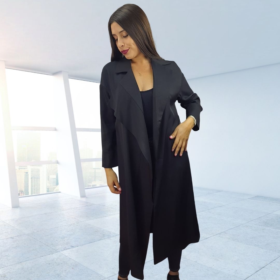 Blazer Vero moda Negro Style BLAKE L/S COAT(VMC-MM)