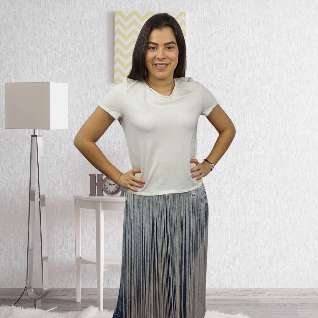 Blusa Vero Moda Blanco Style TASSELS S/S TOP(TP-ET-3)