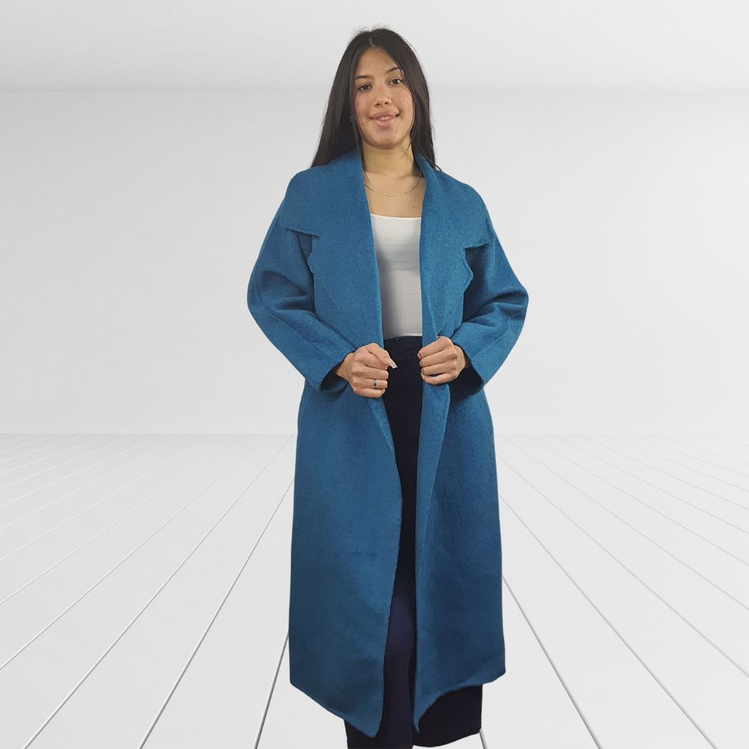 Blazer Vero Moda Azul Style SYNONYM DF L/S WOOL COAT(VMC-LL)