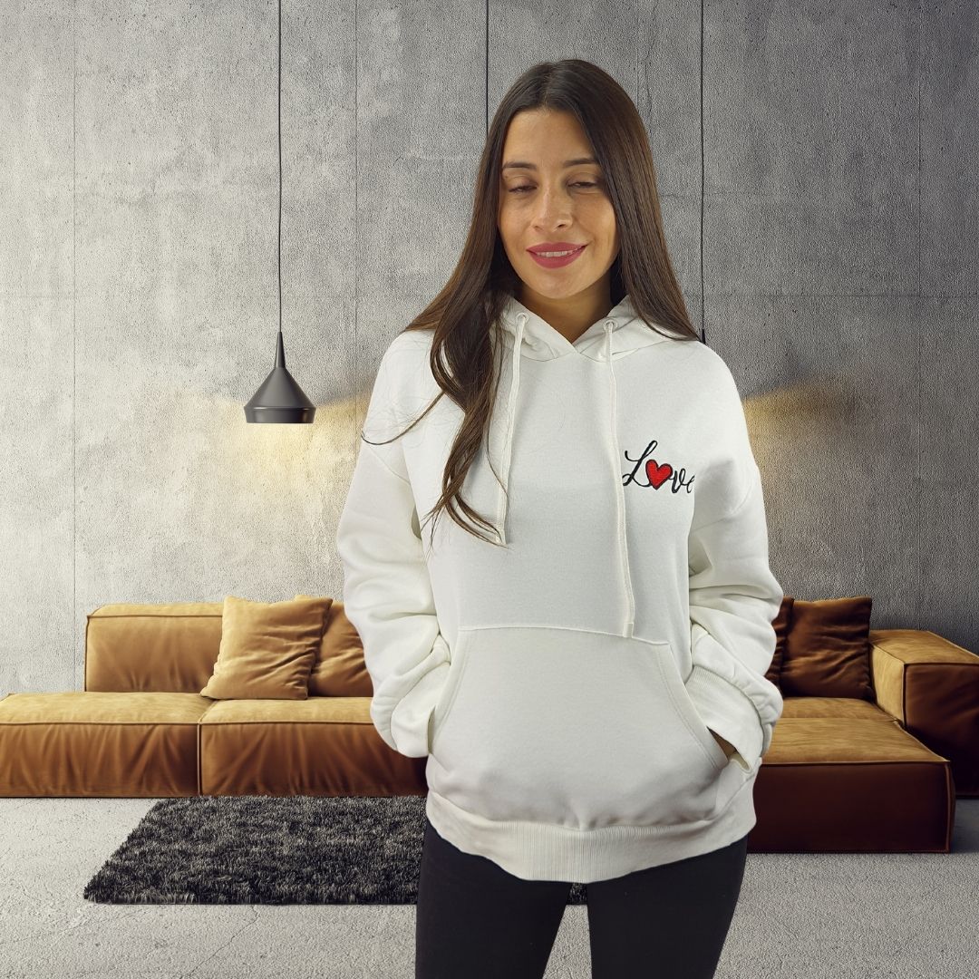 Sweater Vero Moda Blanco Style CHOICE CARLA L/S SWEAT-OR