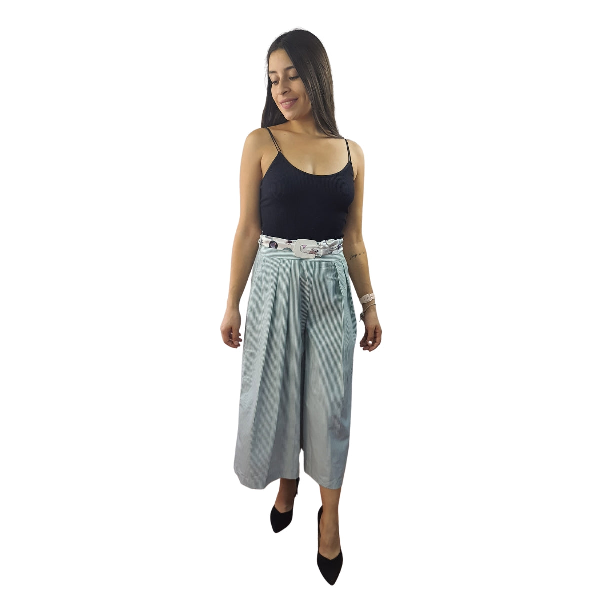 Pescador Vero Moda Verde Claro Style NICOLE 7/8 PANTS(TP)