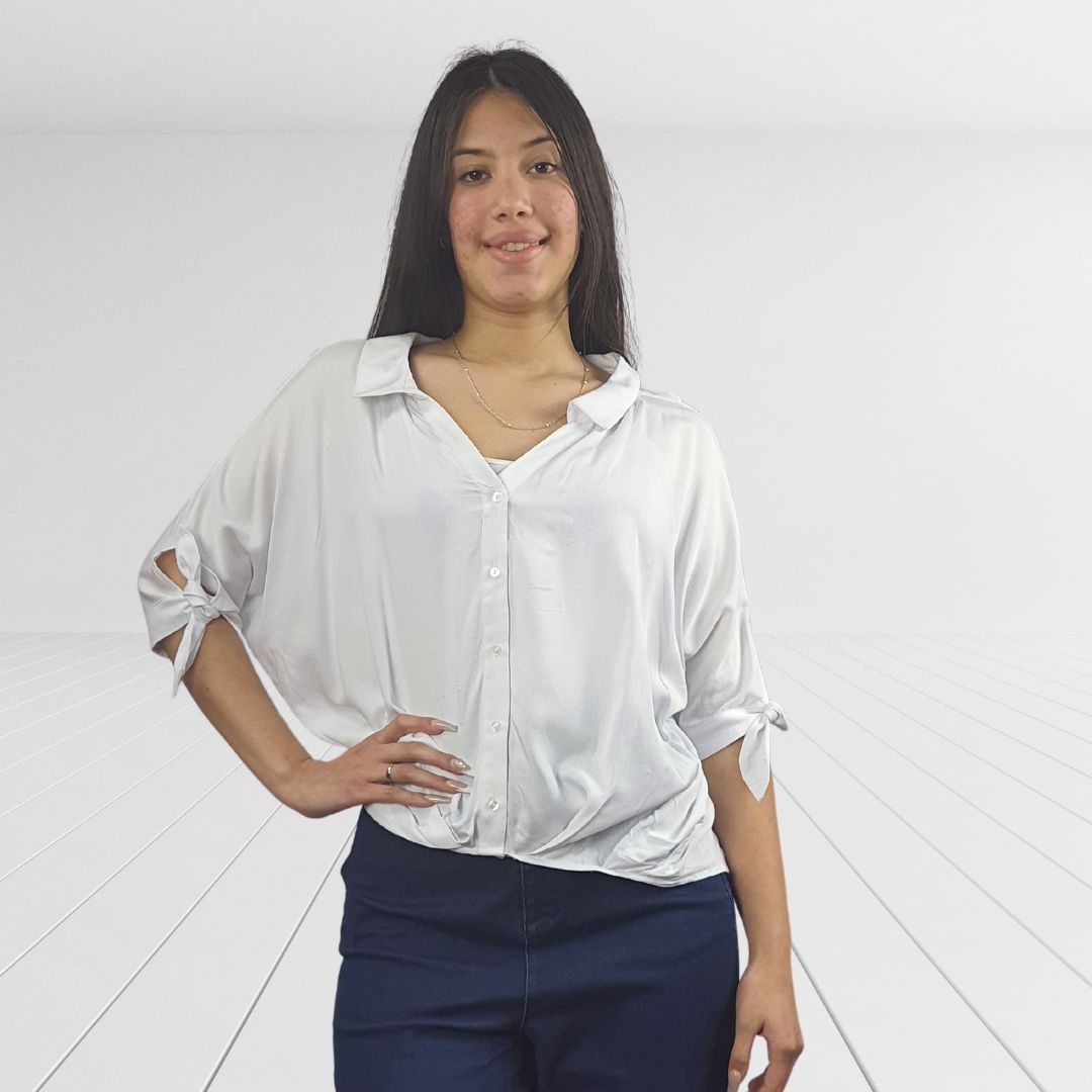 Blusa Vero Moda Blanco Style RAPIDS 1/2 SHIRT(SL)