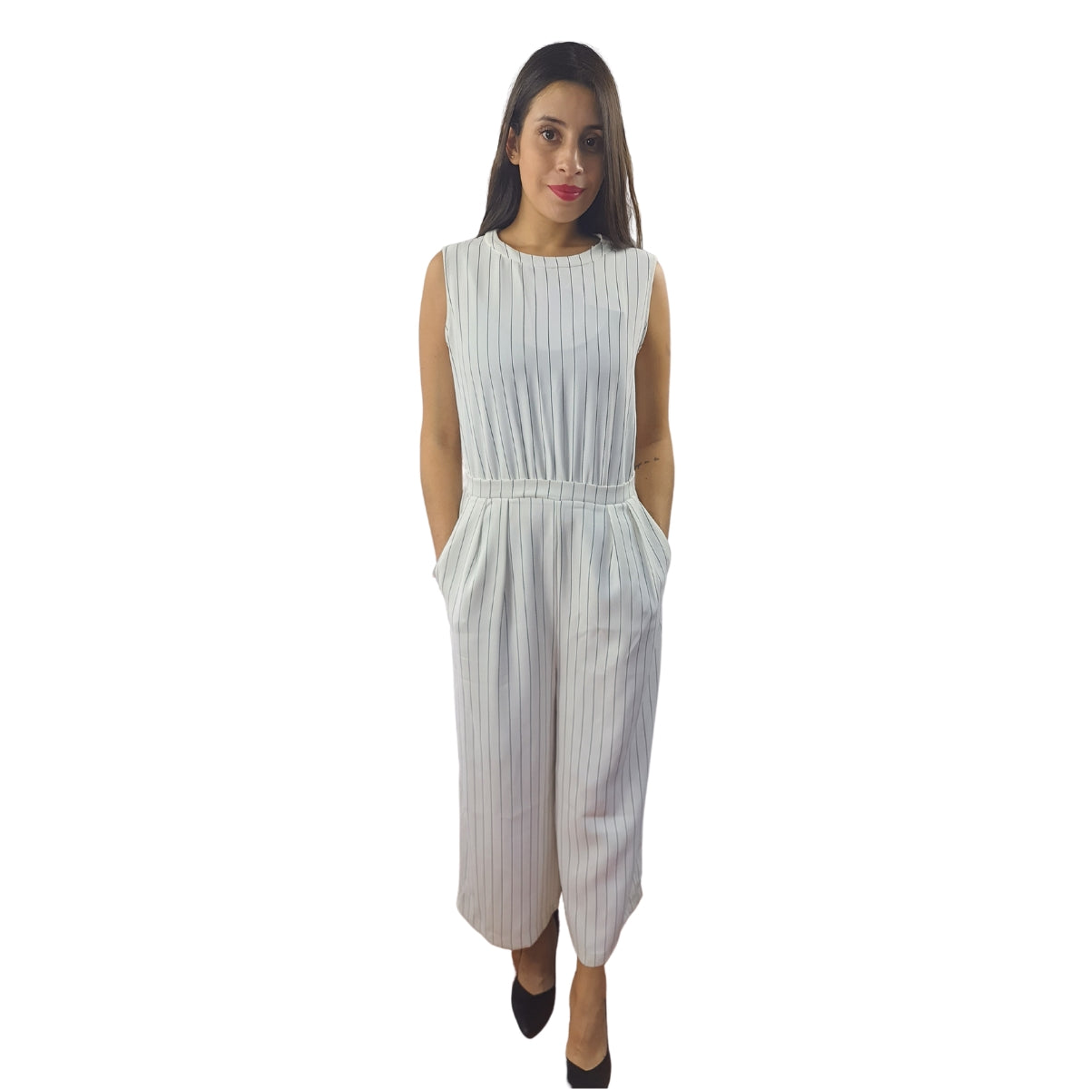 Entero Vero Moda Blanco Style GREAT 7/8 LOOSE CATSUIT(PM-ET-2)