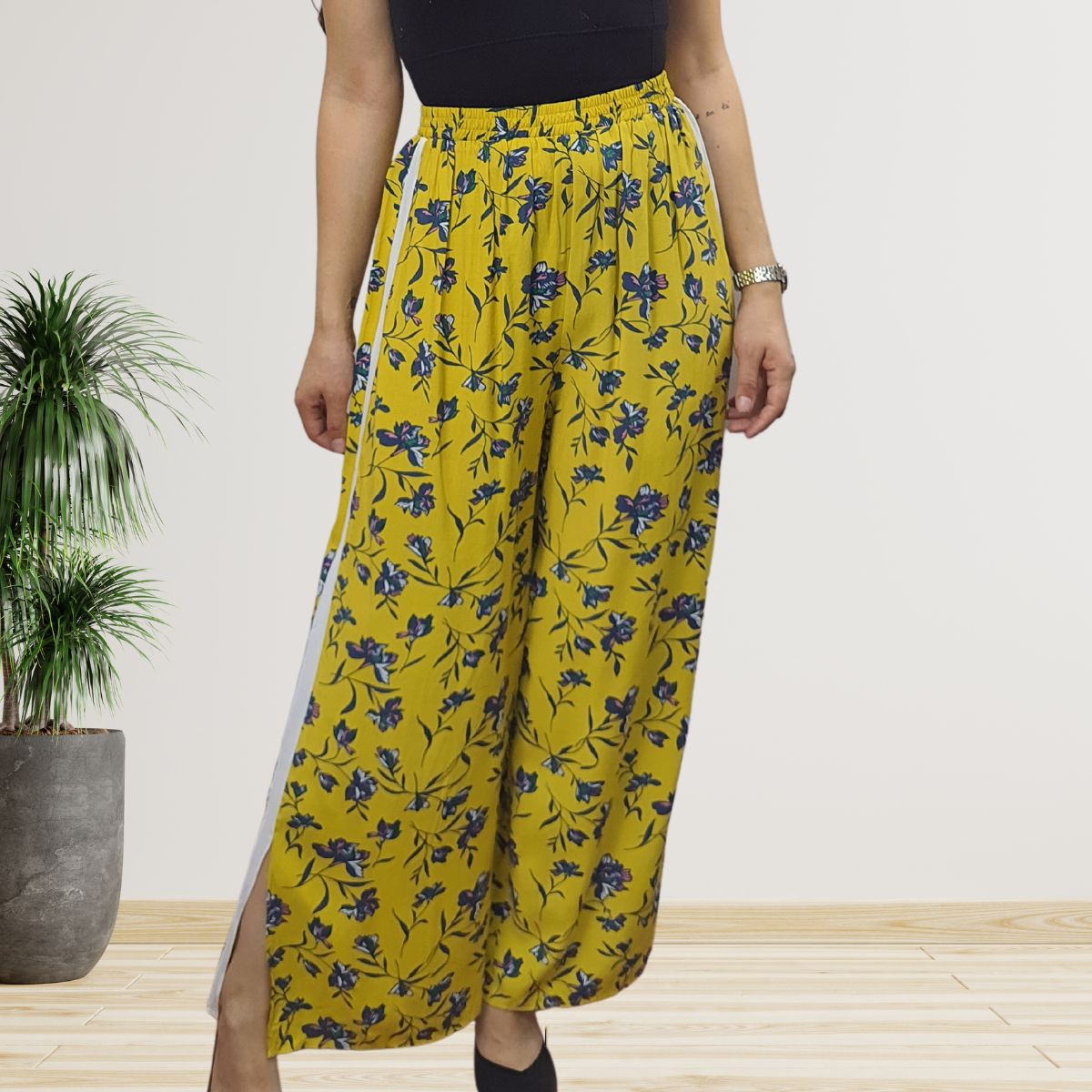 Pantalon Vero Moda Amarillo Style FUCHSIA 9/10 WIDE PANTS(NN)