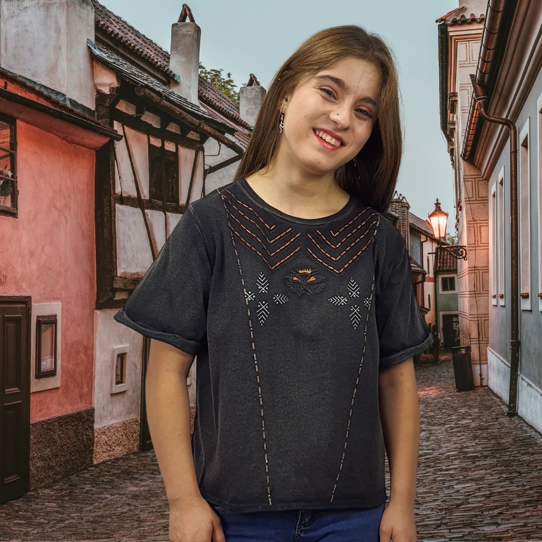 Polera Rapsodia Cole Negro