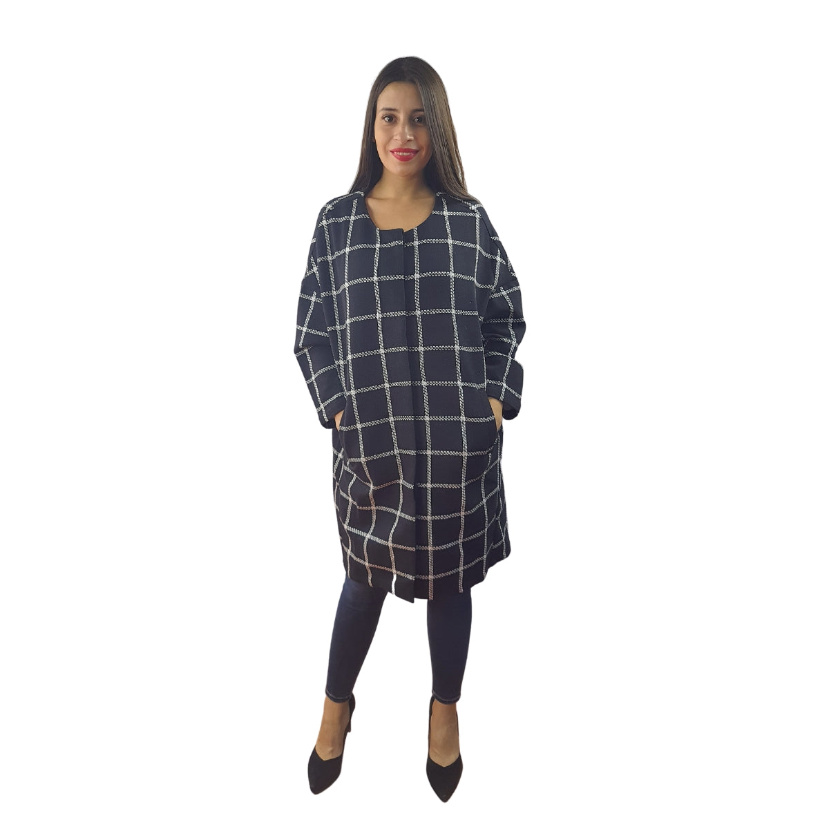 Blazer Vero Moda Negro Style DOREEN 9/10 SWEAT COAT(UM)