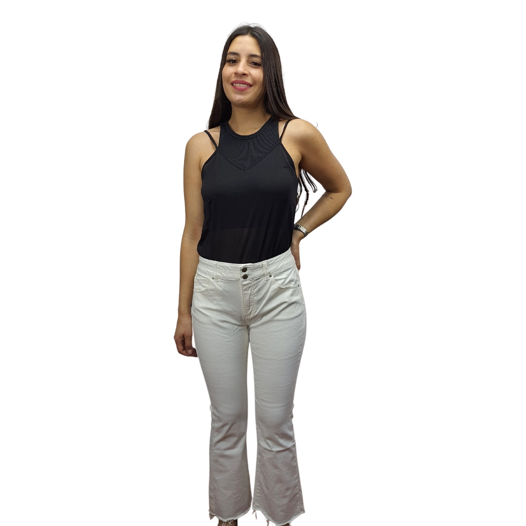 Jeans Vero Moda Blanco Style EDGE 9/10 MW SB JEANS(NN)