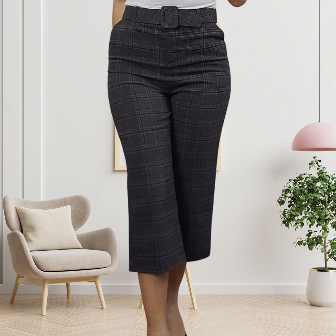 Pescador Vero Moda Gris Style CINDERELLA 7/8 STRAIGHT PANTS(LL)