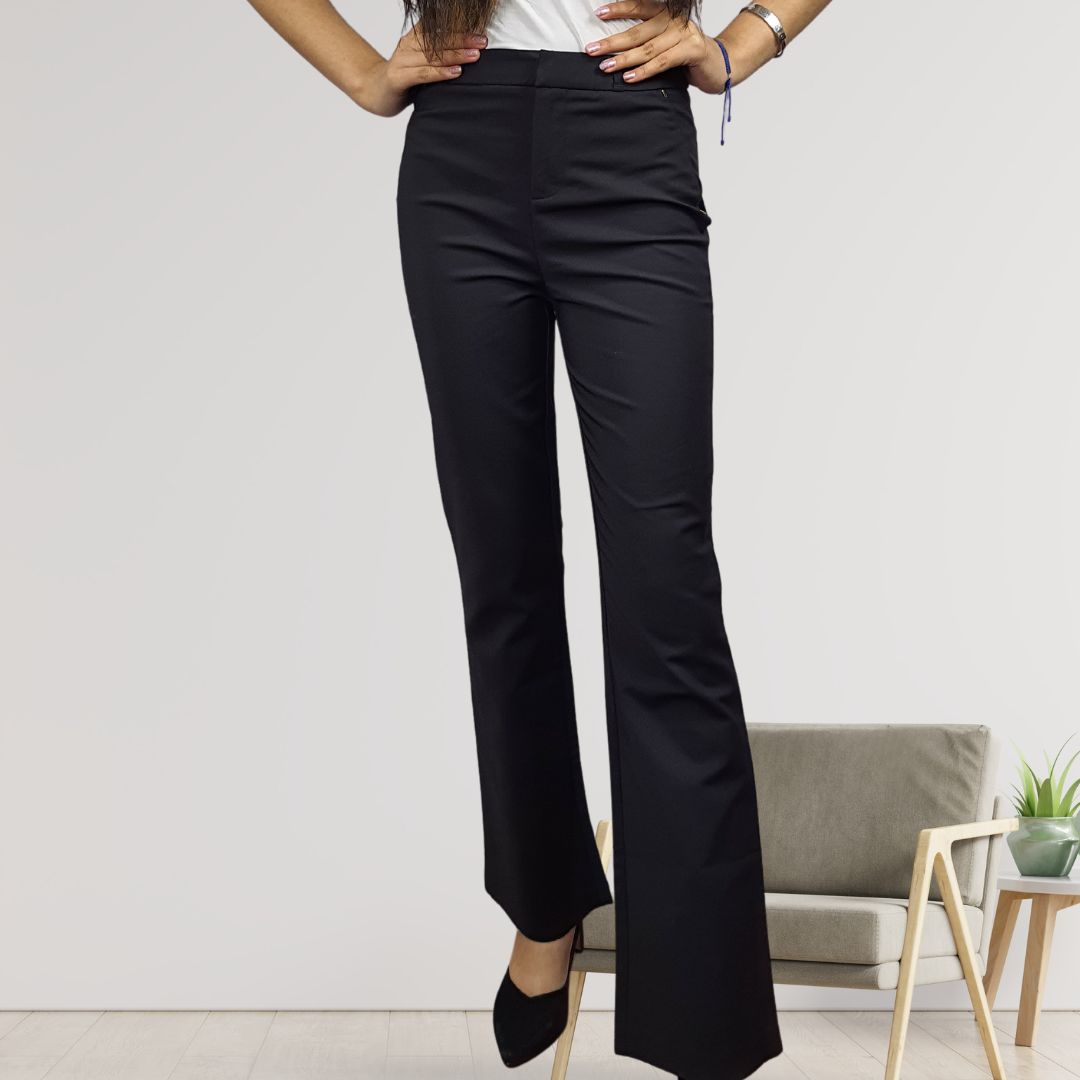 Pantalón Vero Moda Negro Style AURORA S/B PANTS(EL)