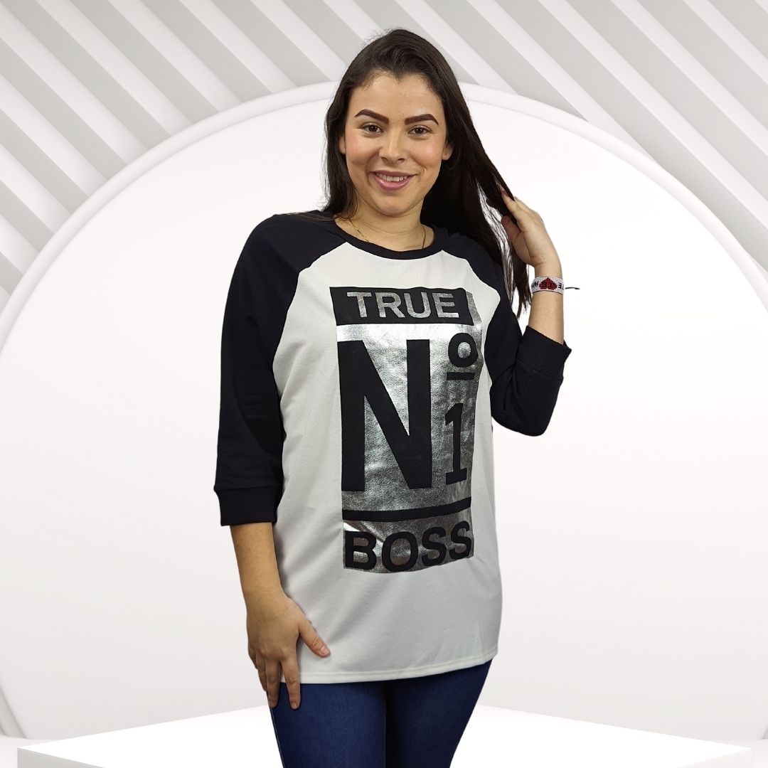 Blusa Vero Moda Blanco Style SANDY MORGAN 3/4 TOP(MW-CT-2)