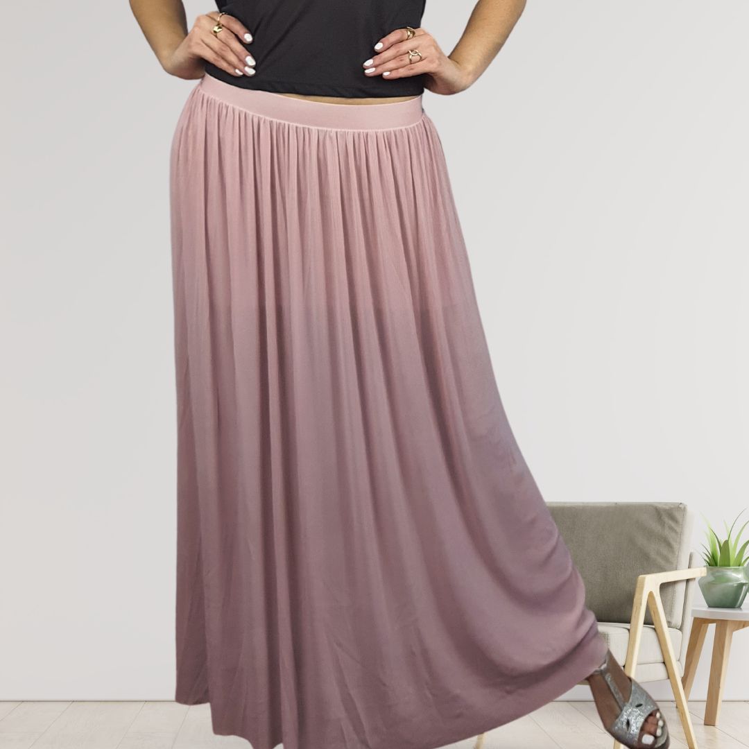 Falda Vero Moda Rosa Vieja Style OLIVE JERSEY SKIRT(TP)