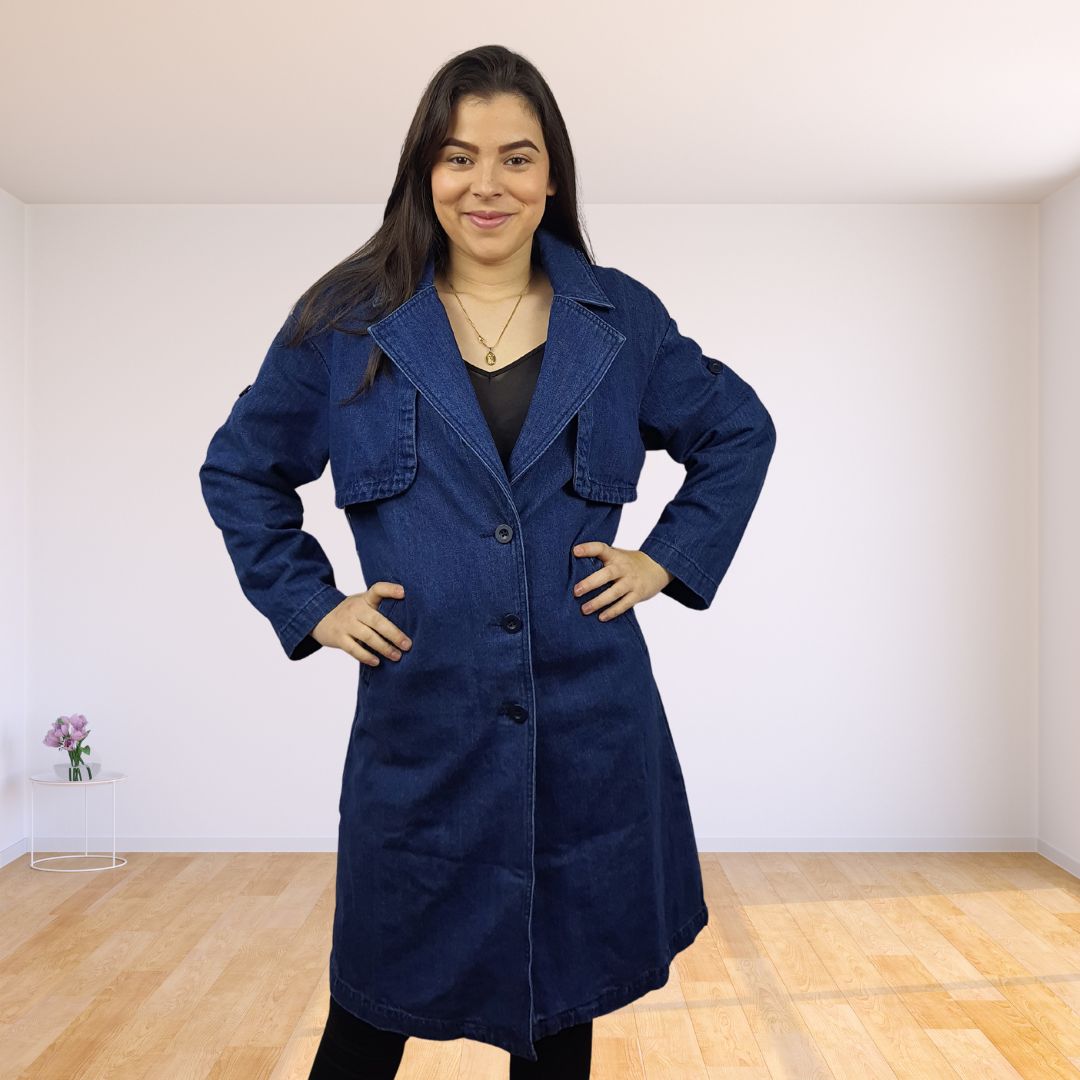Blazer Vero Moda Azul Style GRAPE DENIM OUTWEAR(NR)