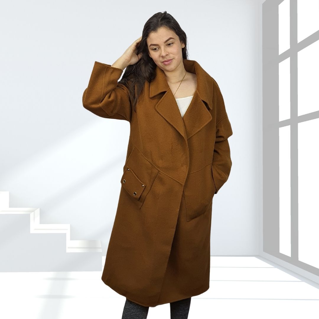 Blazer Vero Moda Marron Style CHOICE COCO DF L/S WOOL COAT-OR