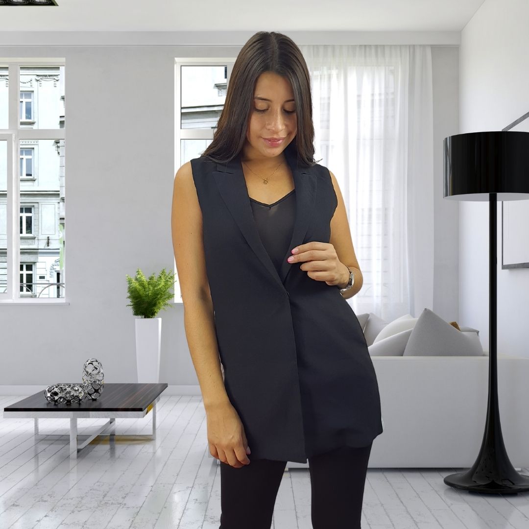 Chaleco Vero moda Negro Style RAE WAISTCOAT(SL)