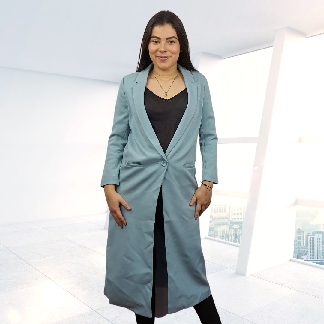 Blazer Vero Moda Azul Claro Style FUNCTION 7/8 BLAZER(VMC-MP)