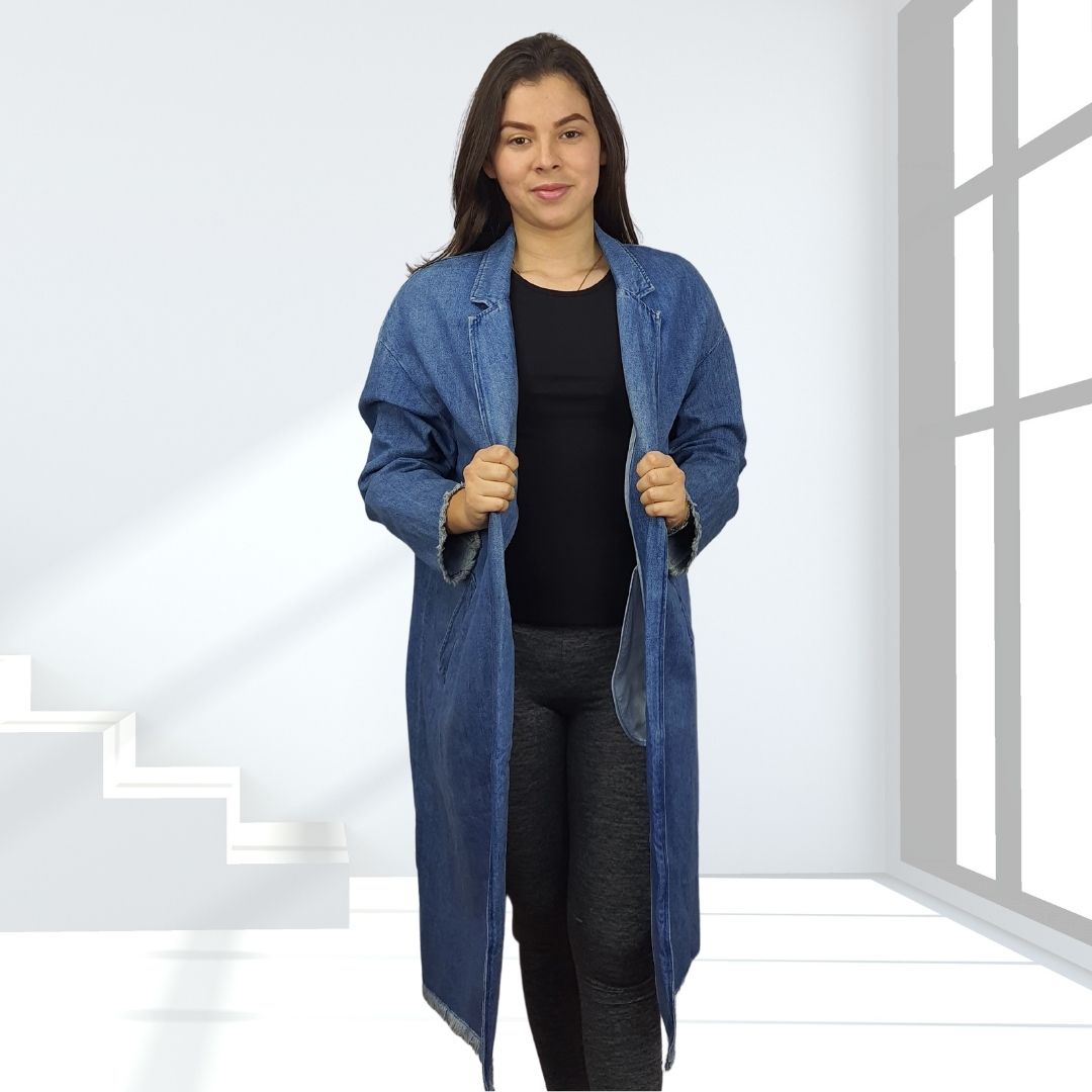 Blazer Vero Moda Azul Style LIZ DENIM BLAZER(MM)