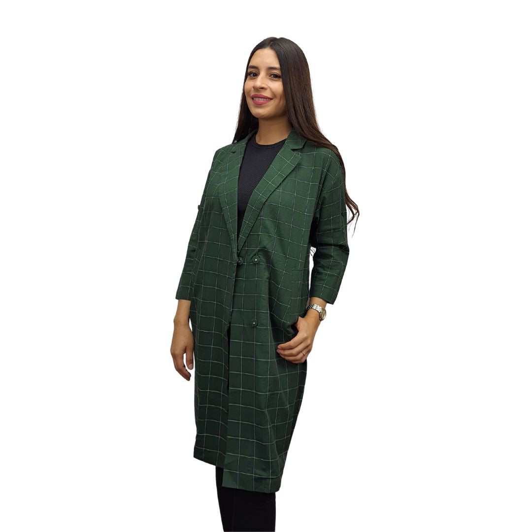 Blazer Vero Moda Verde Style RITA 7/8 LONG BLAZER(PM-CT-2)