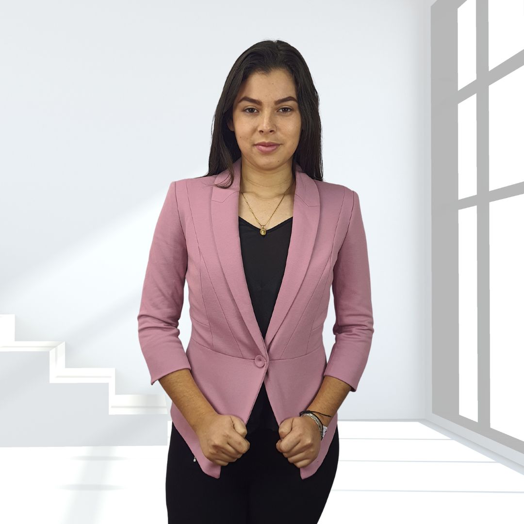 Blazer Vero Moda Rosa Vieja Style RETAIL ASHLEY SOLID 3/4 BLAZER(VMC-NL)