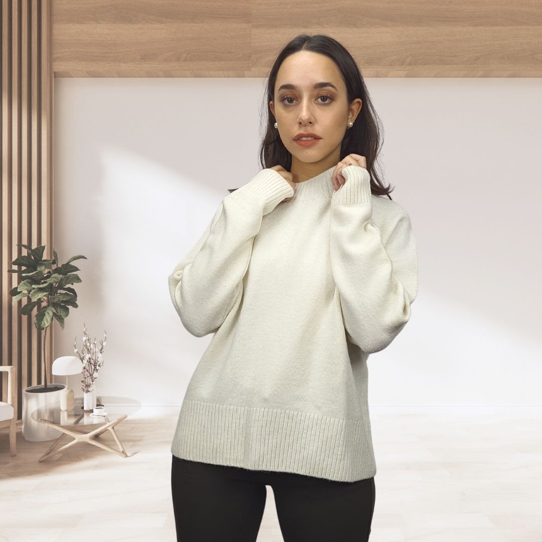 Sweater Vero moda Blanco Style CANDY L/S KNIT(BT)