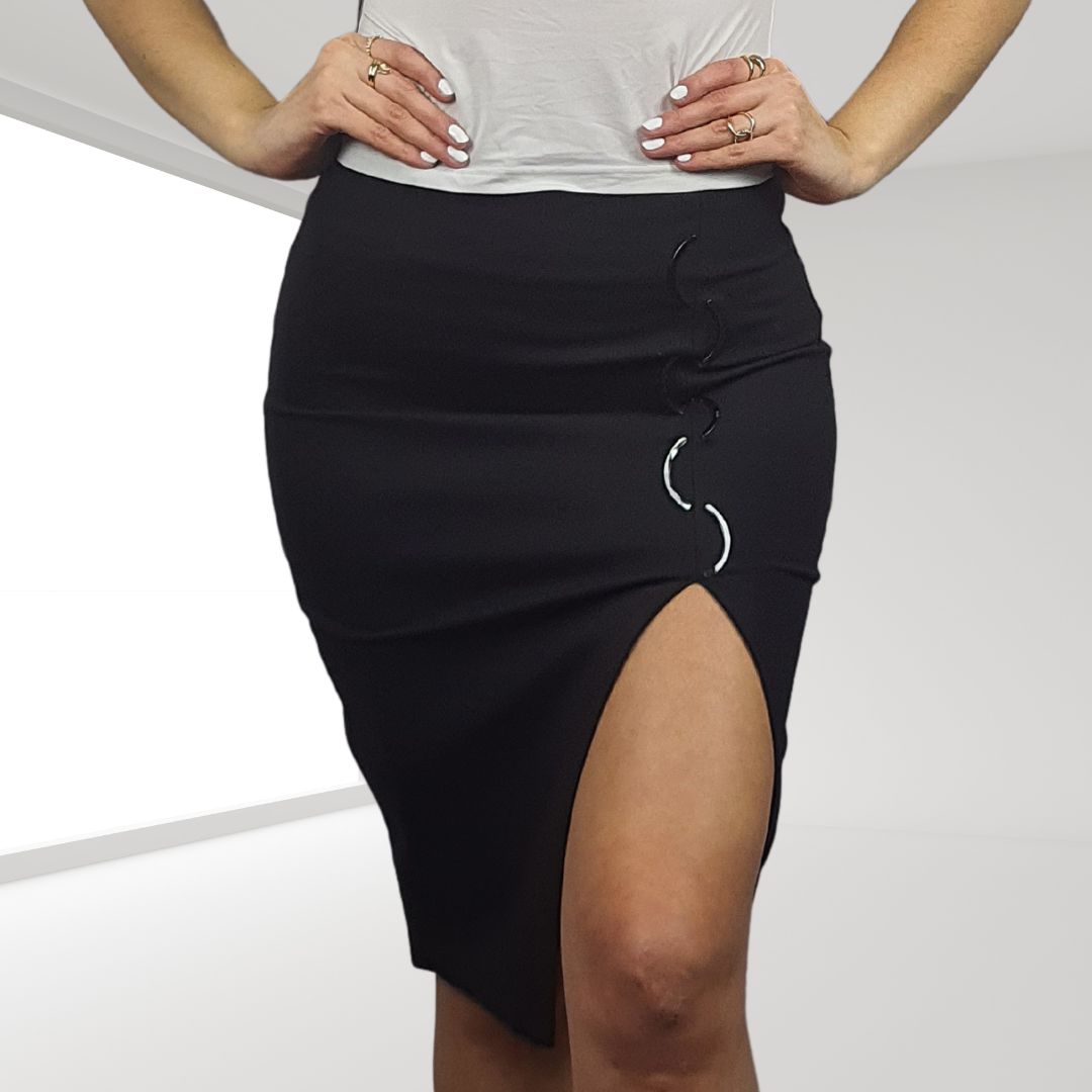 Falda Vero Moda Negro Style SHERRY JERSEY SKIRT(VMC-UM)