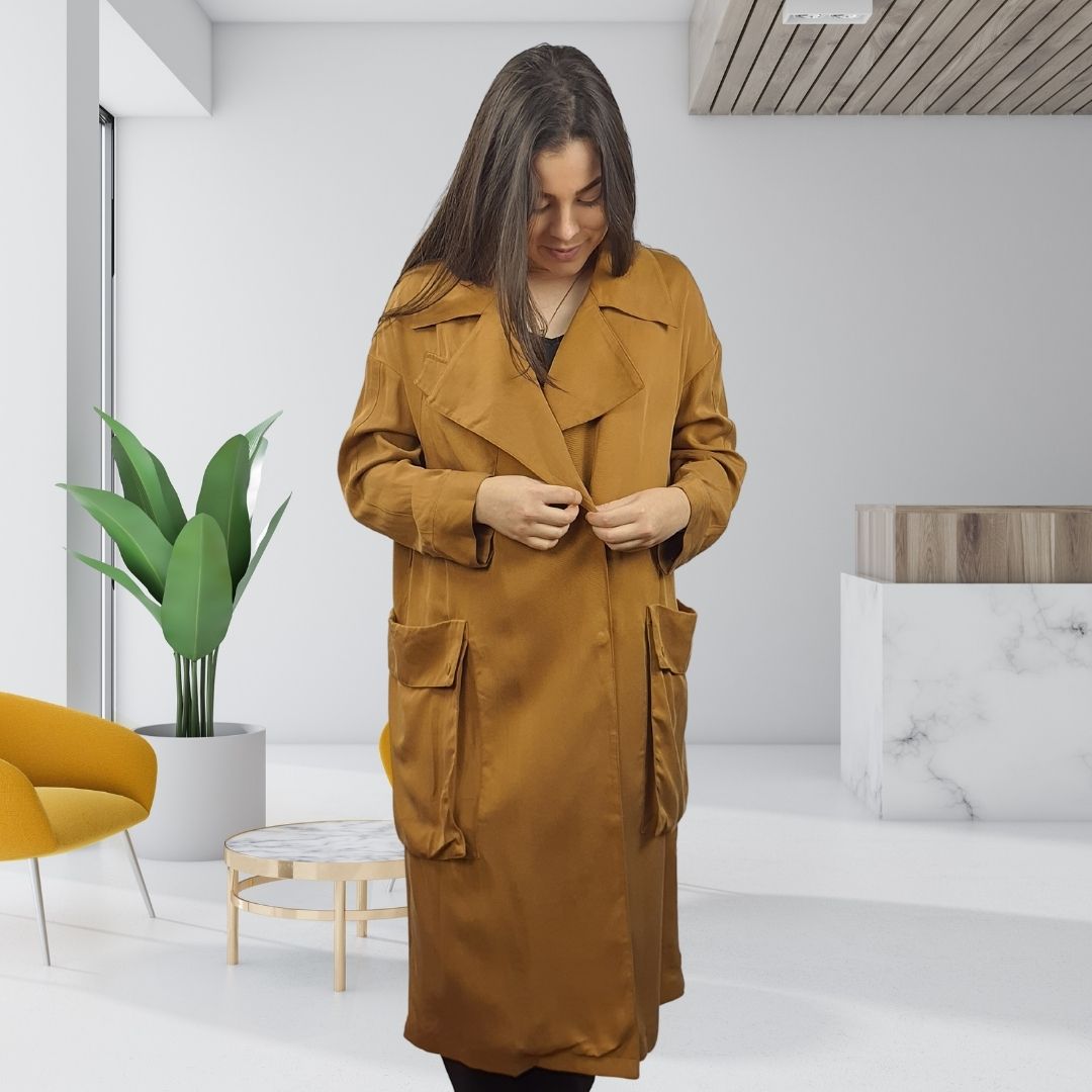 Blazer Vero Moda Marron Style LATE L/S COAT(NC)