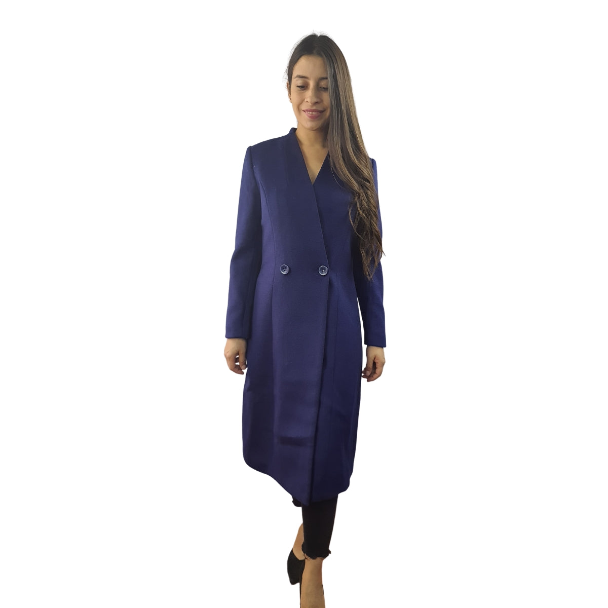 Blazer Vero Moda Azul Oscuro Style CARRIE L/S WOOL COAT(NL)