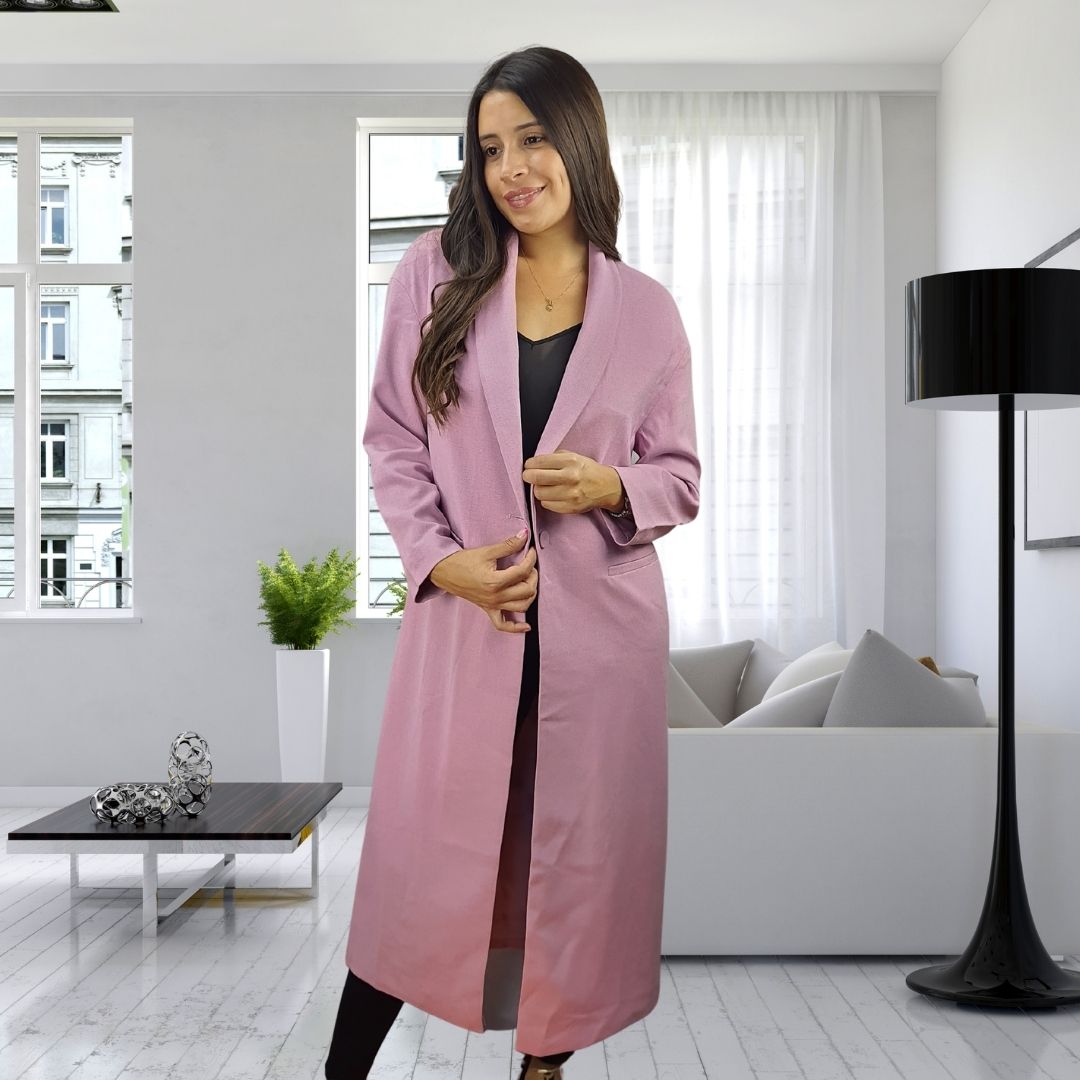 Blazer Vero Moda Rosa Palida Style CARINA L/S LONG BLAZER(NL)