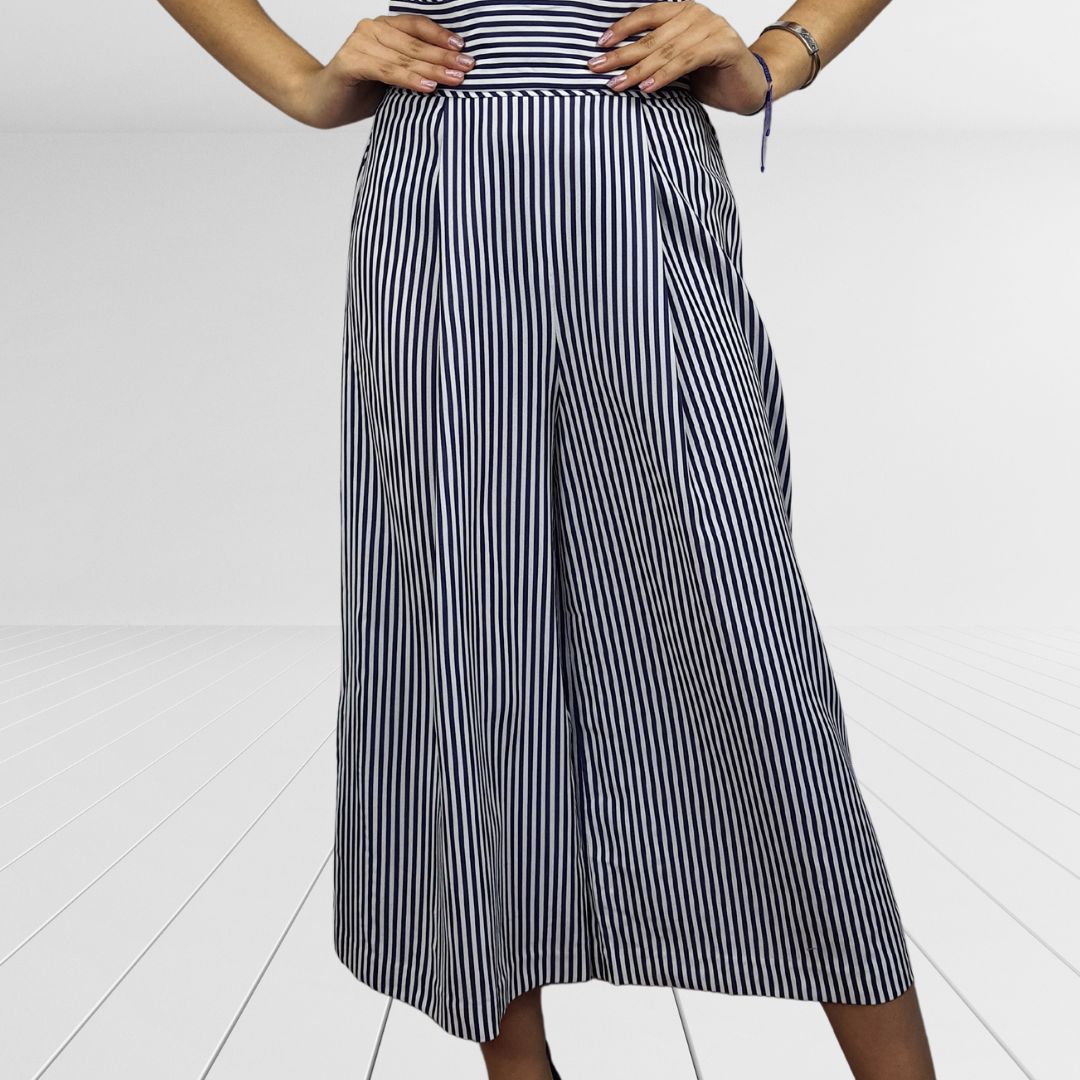Pantalon Vero Moda Azul Style TRIFLE 7/8 HW WIDE PANTS(FL)