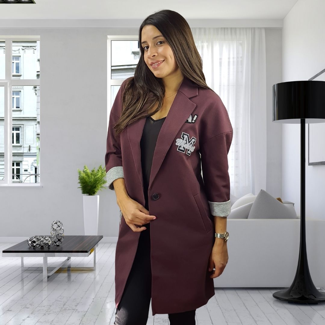 Blazer Vero Moda Burdeo Style IMOGENE L/S BLAZER(NL)