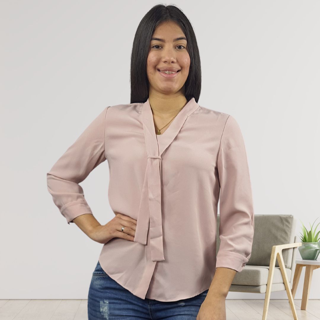 Blusa Vero Moda Rosa Vieja Style CHERRY 3/4 SHIRT(VMC-NR)
