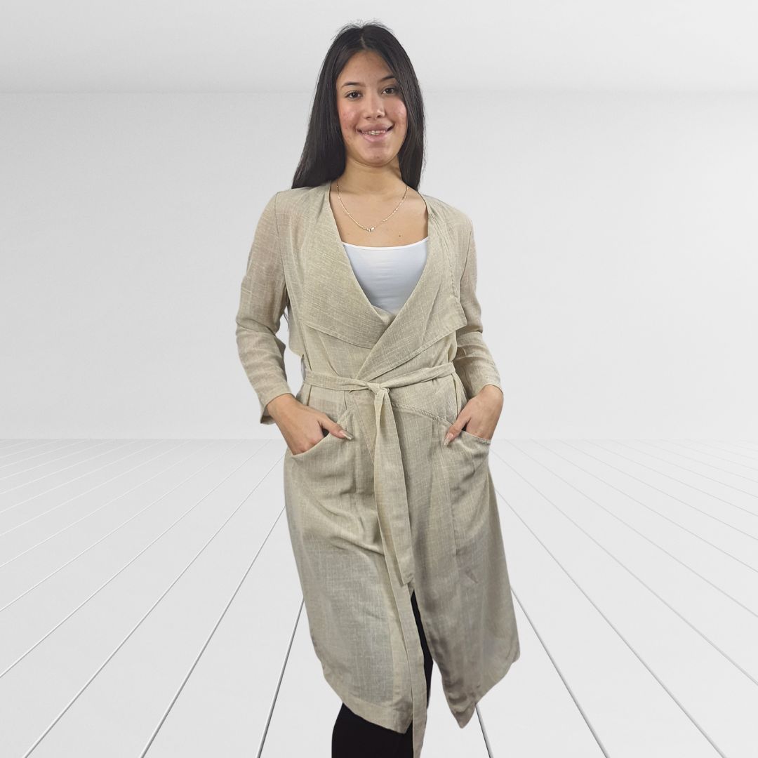 Blazer Vero Moda Beige Style MOON 9/10 COAT(VMC-MM)