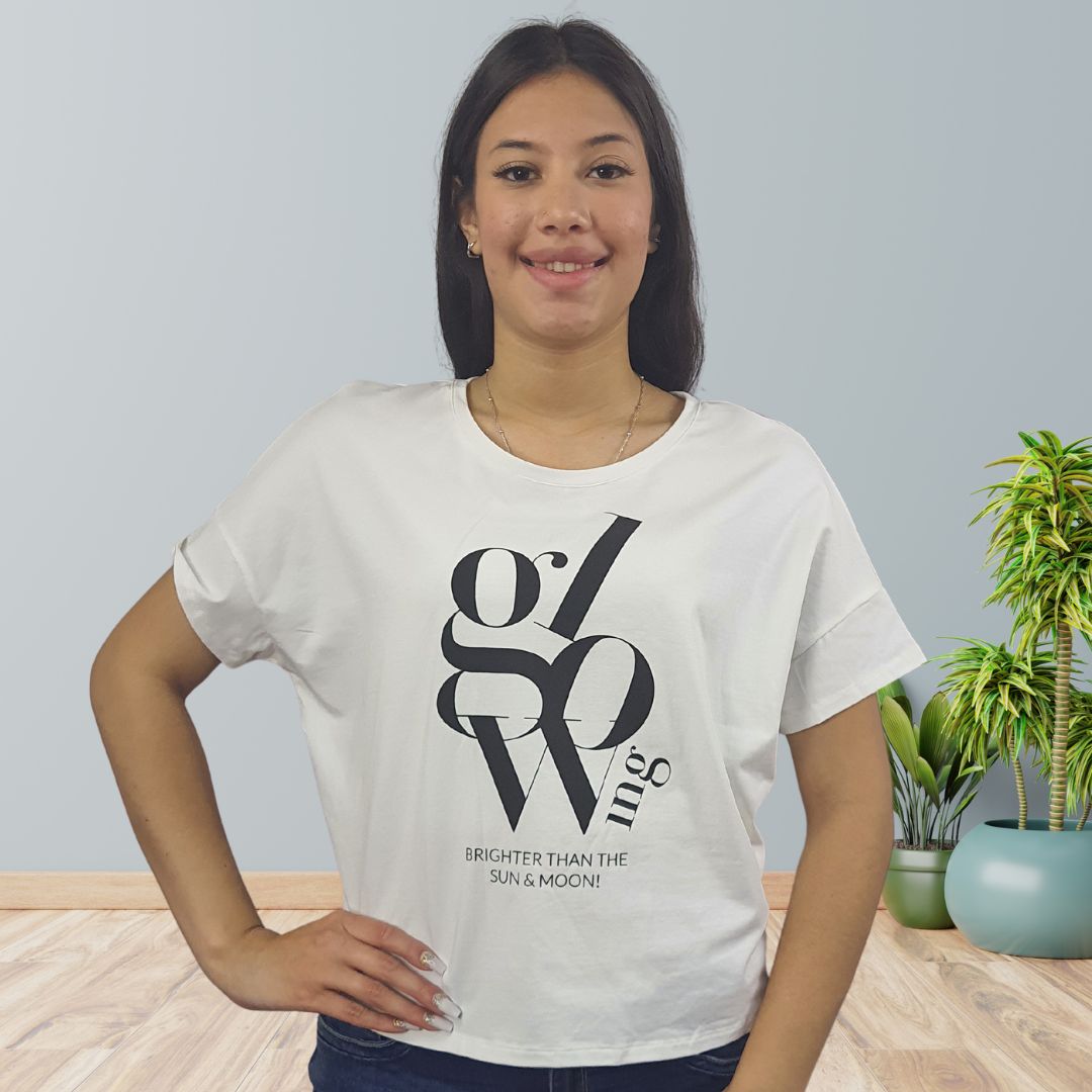 Polera Vero Moda Blanco Style LOOK S/S TOP(SD)