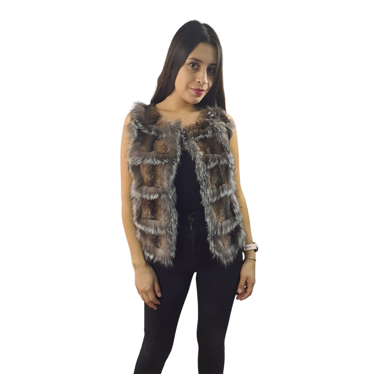 Chaqueta Vero Moda Marron Style ROYCE FUR WAISTCOAT(VMC-EL)