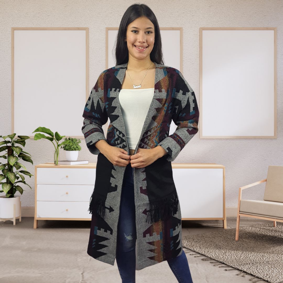 Tapado Vero Moda Chocolate Style FAIR L/S WOOL COAT(EL)