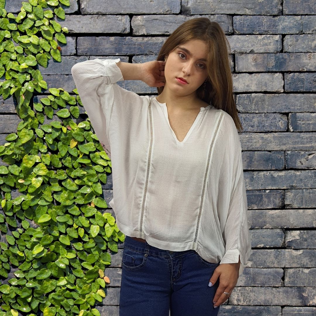 Blusa Rapsodia Gemsbok Crudo