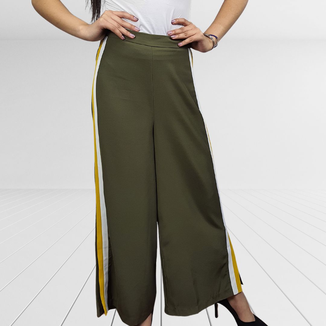 Pantalon Vero Moda Verde Style MABEL 9/10 WIDE PANTS(SL)