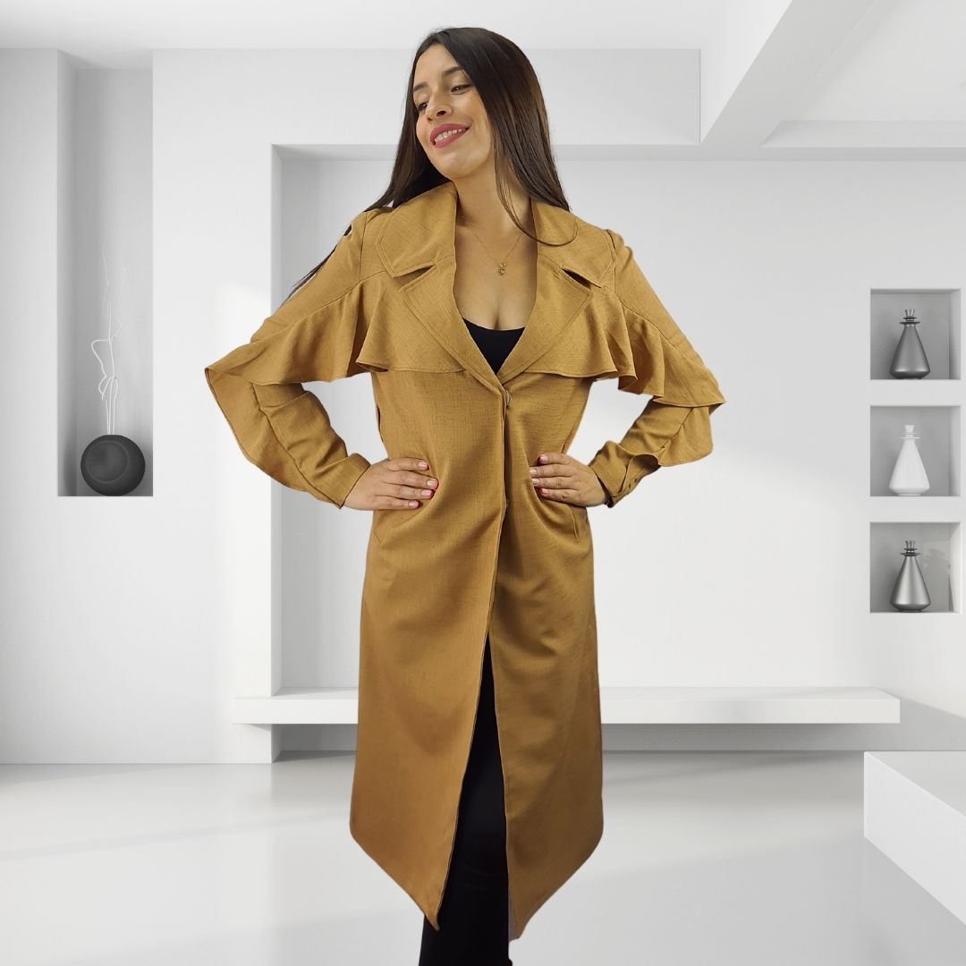 Blazer Vero Moda Marron StyleLENS GRACE L/S COAT(NN)