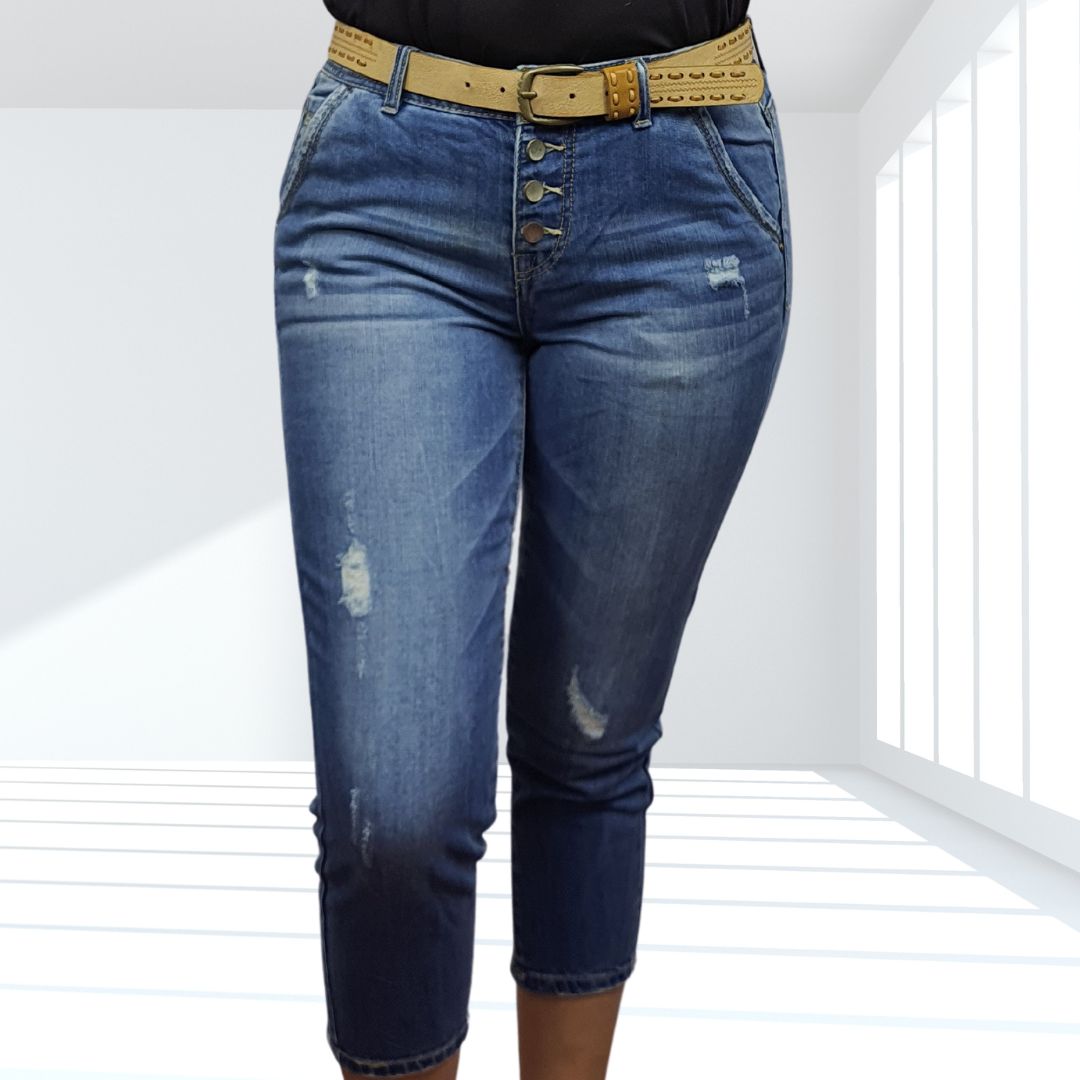 Jeans Vero Moda Azul Claro Style WIND 7/8 MICRO CARROT JEANS(TP)