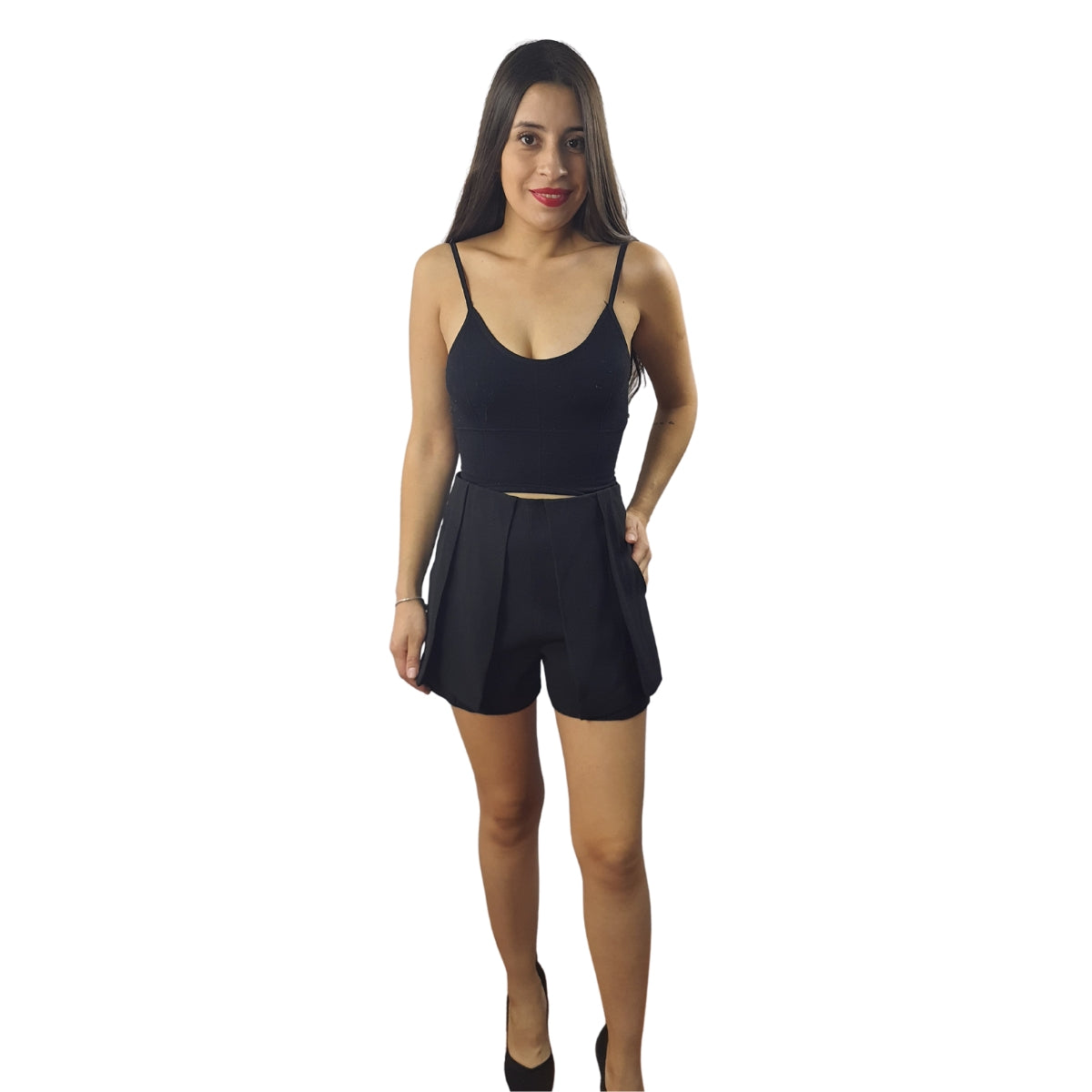 Short Vero Moda Negro Style SHANGHAI LAYERS CORONATION MW SHORTS(LL)