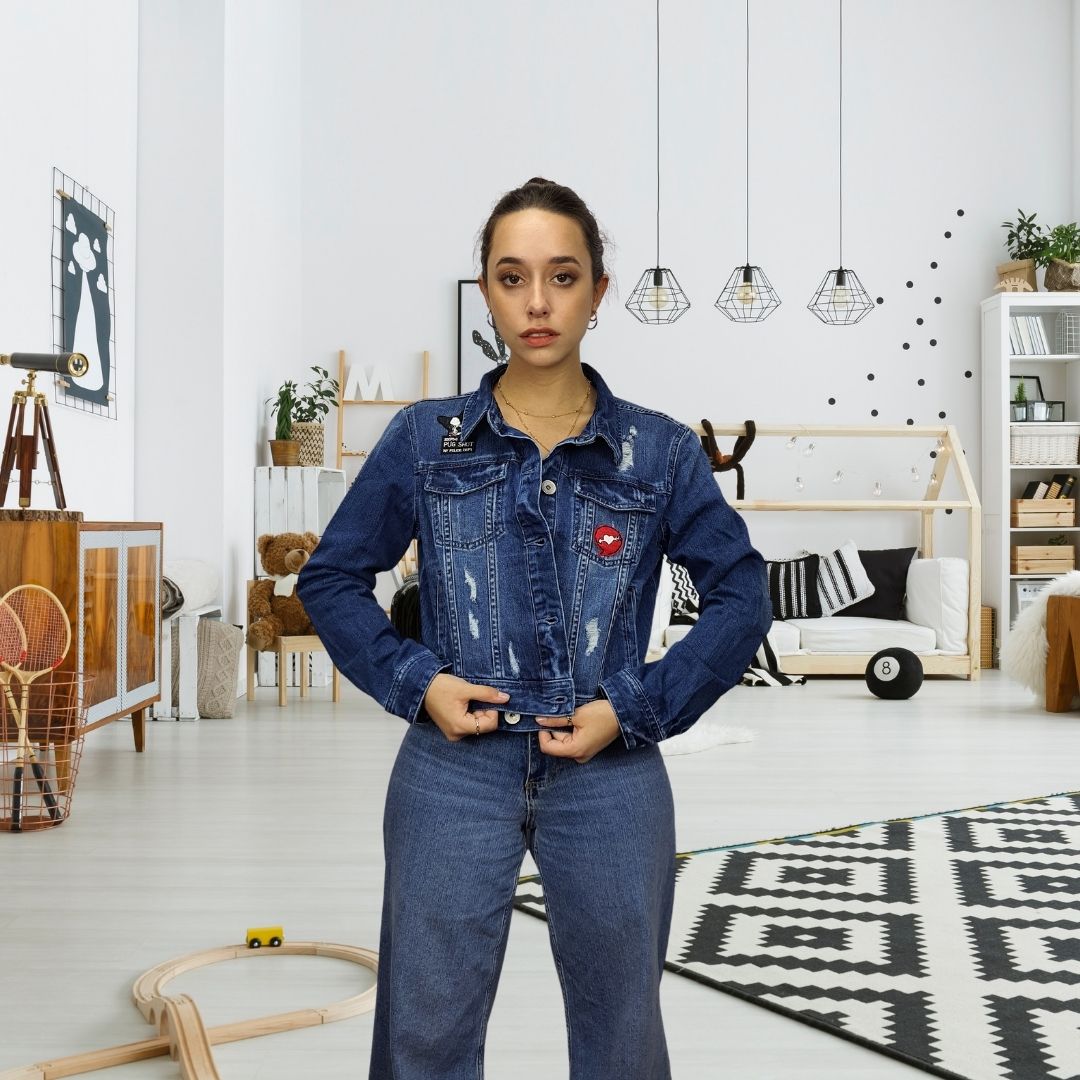 Chaqueta Vero Moda Azul Style PATCH DENIM JKT(RN)-OR
