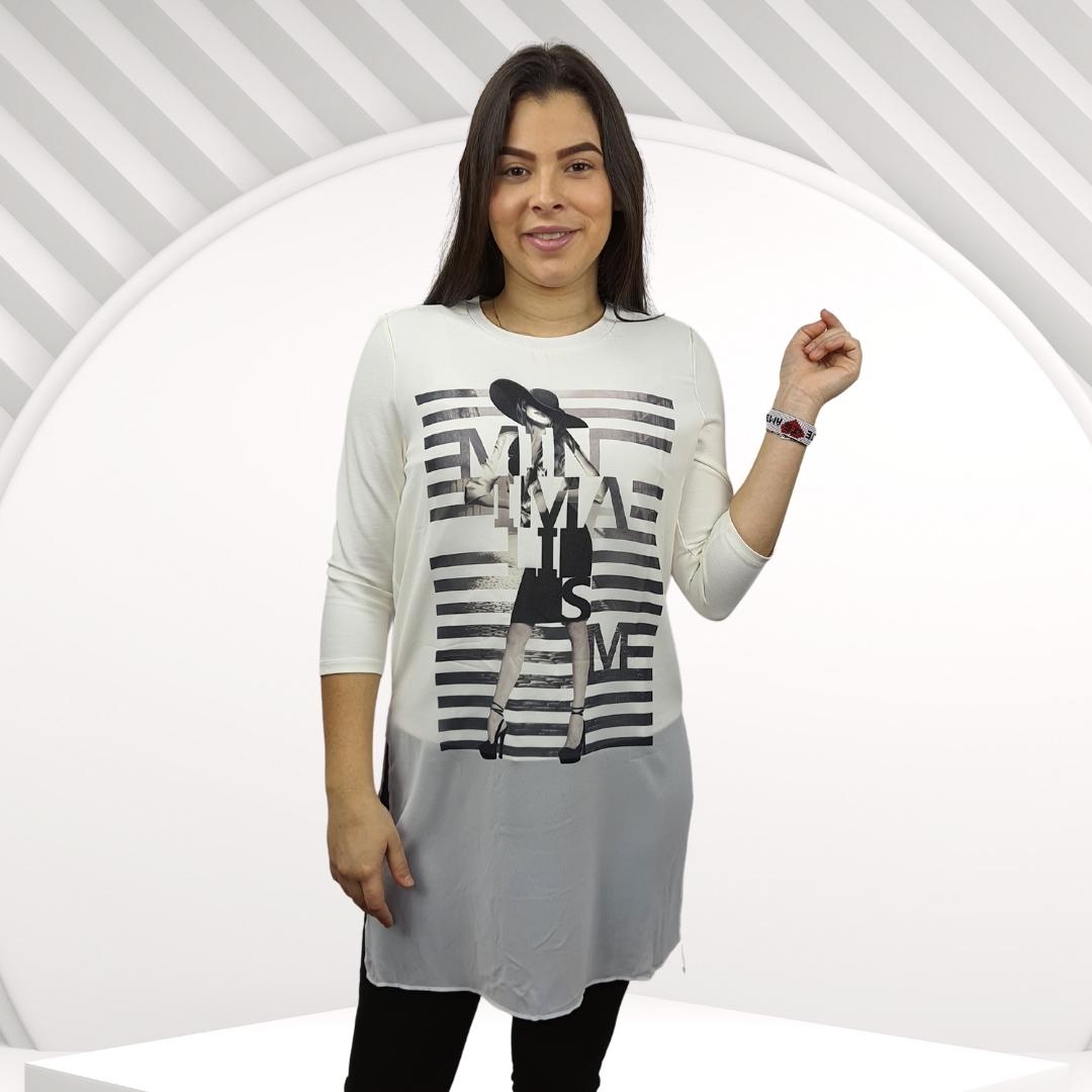 Blusa Vero Moda Blanco Style CLASSIC 3/4 TOP(MM)