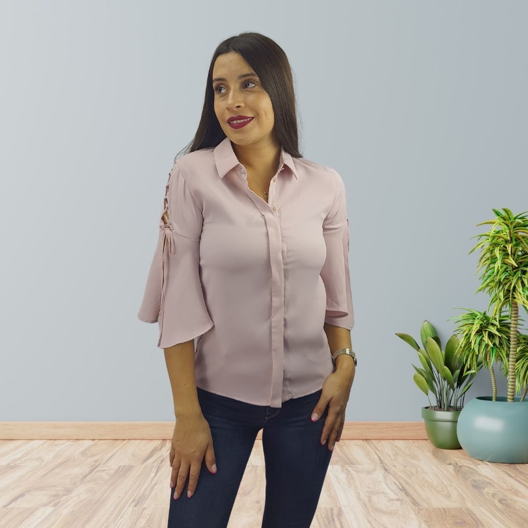 Camisa Vero Moda Rosa Vieja Style SEDICATE 1/2 SHIRT(VMC-SD)