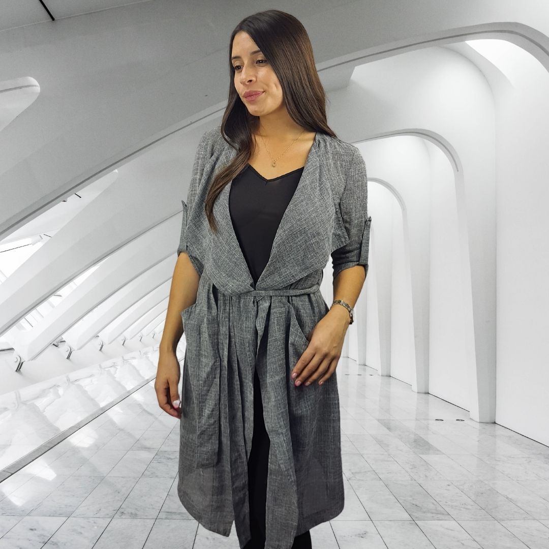 Blazer Vero moda Gris Style MOON 9/10 COAT(VMC-MM)