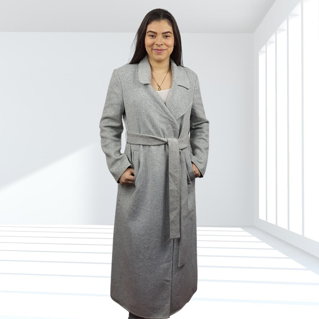 Blazer Vero Moda Gris Style FIONA L/S DF WOOL COAT(VMC-NL)